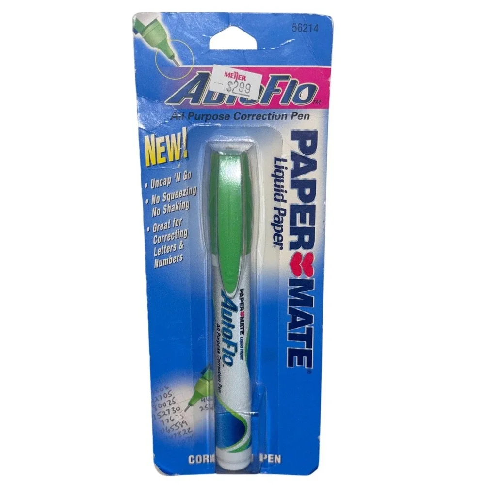 Paper Mate | AutoFlo | All Purpose‎ Correction Pen | Liquid Paper | New | 2002